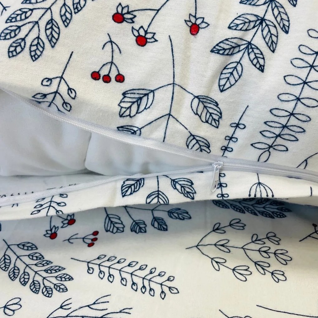 Obliečky flanelové Rimini 200x140cm+90x70cm TiaHome