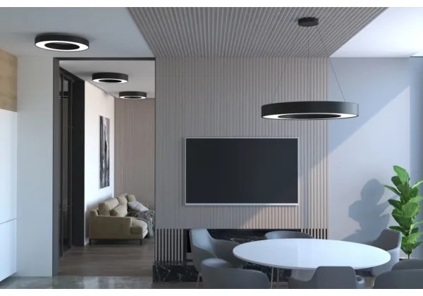 Immax NEO 07209L-LED Stmievateľné svietidlo PASTEL LED/53W/230V 60cm čierna Tuya+DO