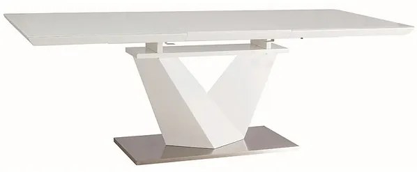 Jedálenský stôl Alaras III 160 x 90 cm, biela