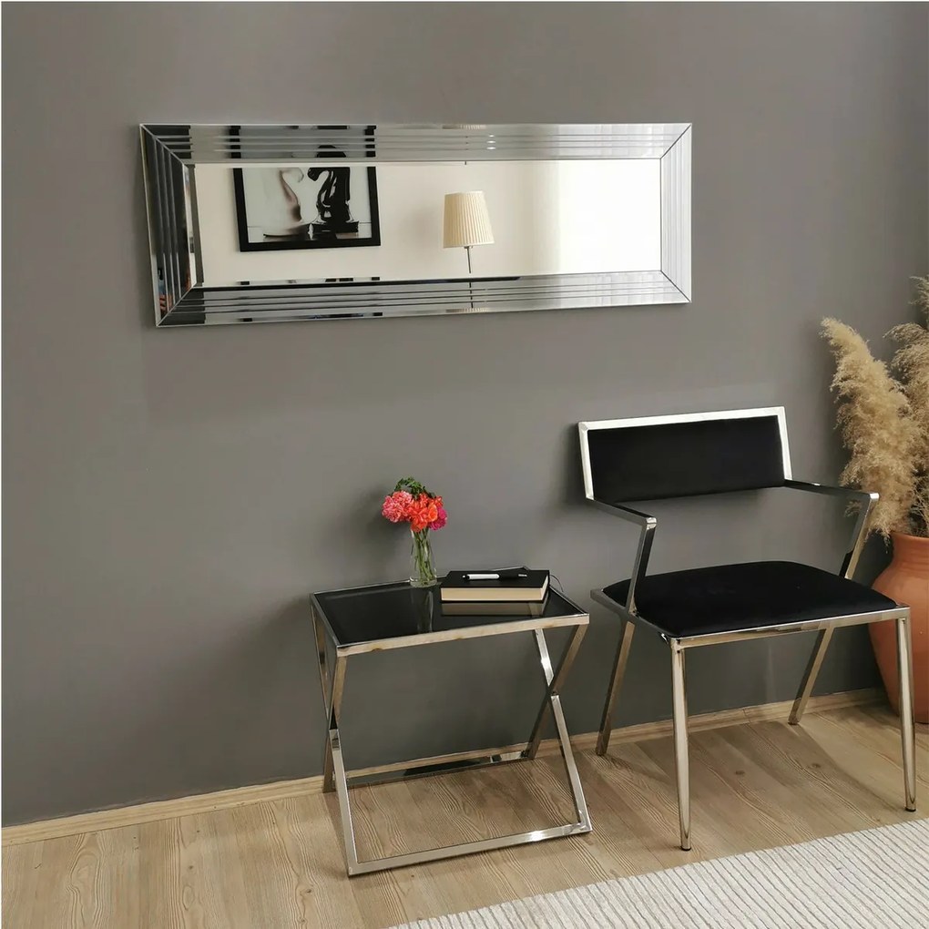 Strieborné zrkadlo C 40 x 120 cm