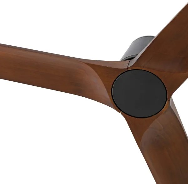 FARO 33837WT - Stropný ventilátor HEYWOOD TUB borovica/čierny pr. 90 cm WT + DO