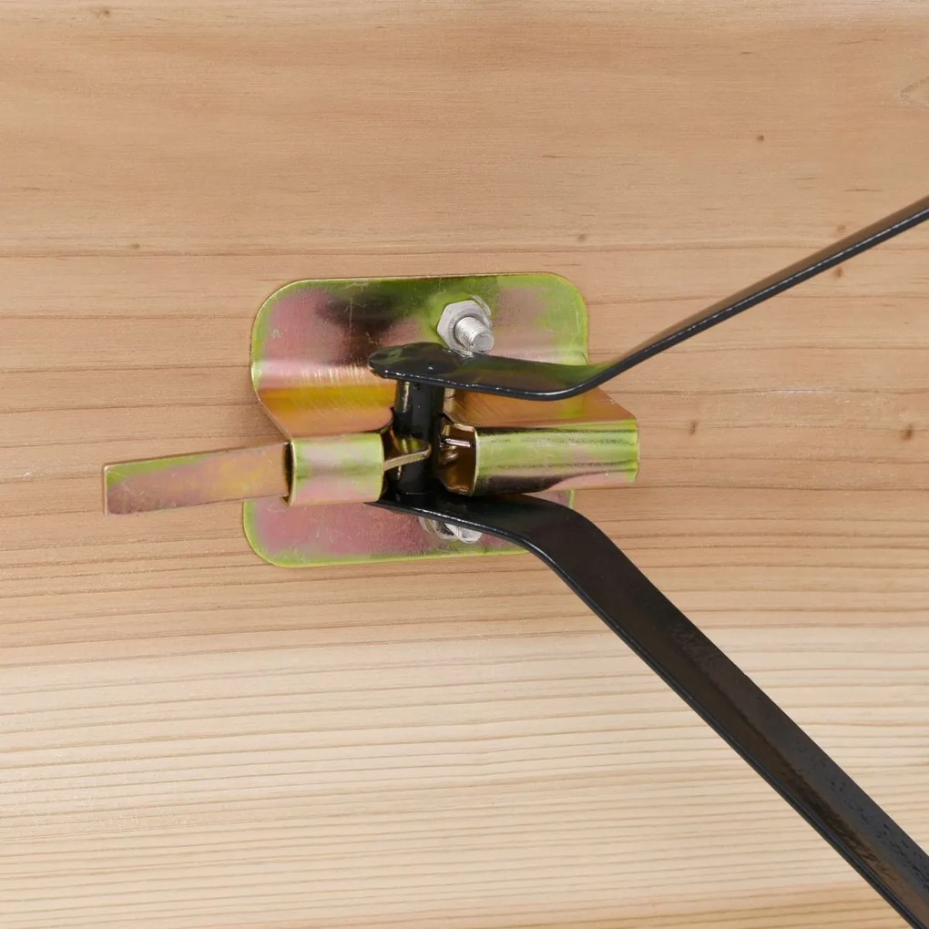 Záhradná zostava stola a lavíc HOLLY svetlá jedľa