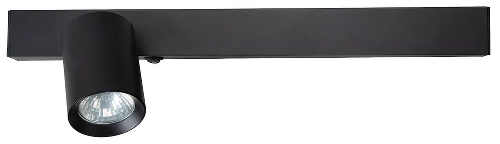 EUlight Nástenné svietidlo Magnet Left, 1x čierne kovové tienidlo + 1x LED 5W, b