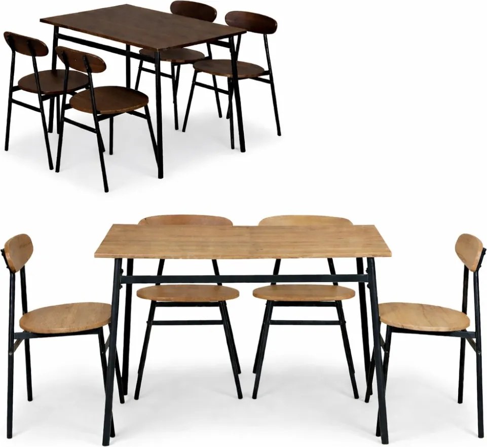 Jedálenský set – stôl + 4 stoličky OSLO