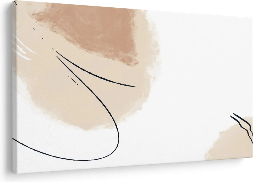 Obraz - Biela abstrakcia (90x60 cm)