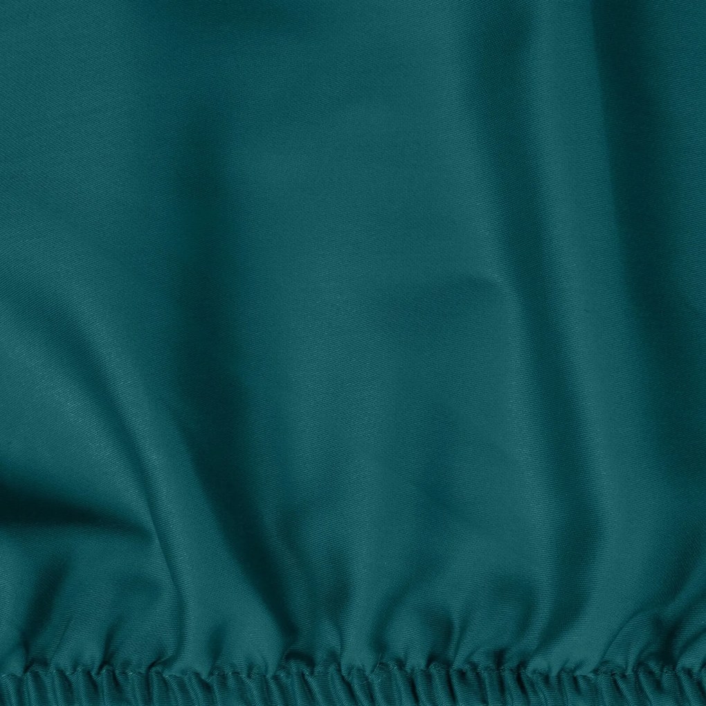 MAKOSATÉNOVÉ PRESTIERADLO DINA 180X200 CM, VÝŠKA 30 CM TYRKYSOVÉ