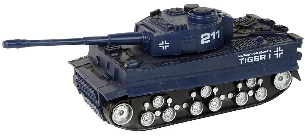 Lean Toys Modrý Tank na diaľkové ovládanie 1:32