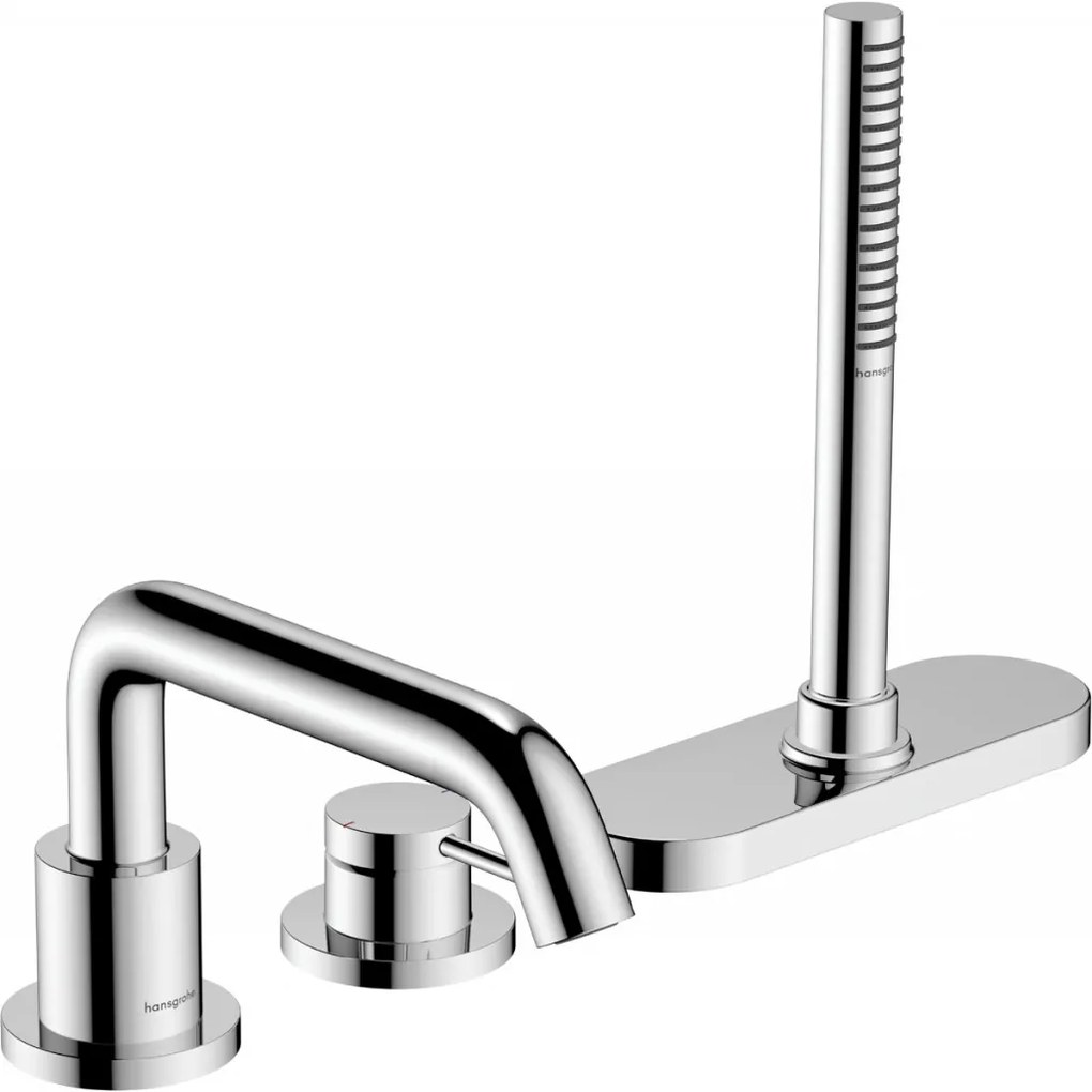 Hansgrohe Tecturis S - 3-otvorová batéria na okraj vane, chróm 73447000