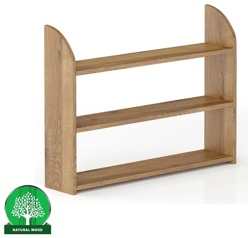 Polička borovica PK112-90x68x19 dub