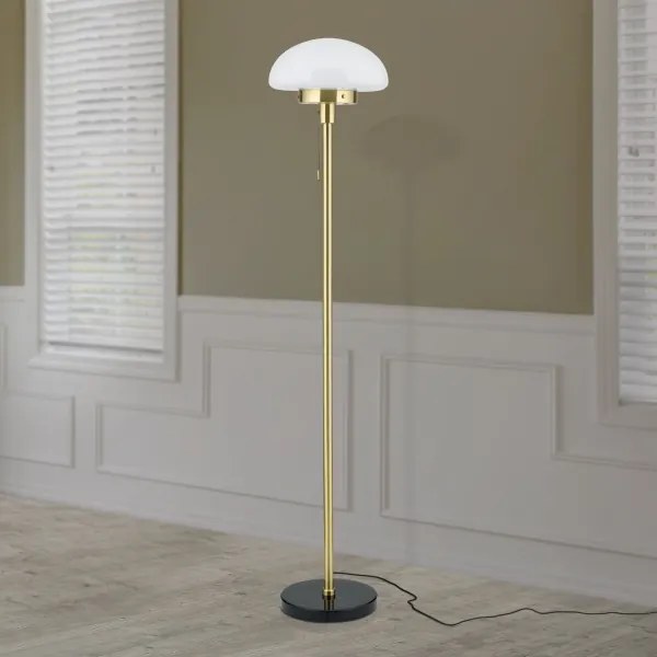 Orion Stl 12-1191/1 - Stojacia lampa SPARTA 1xE27/40W/230V zlatá/čierna