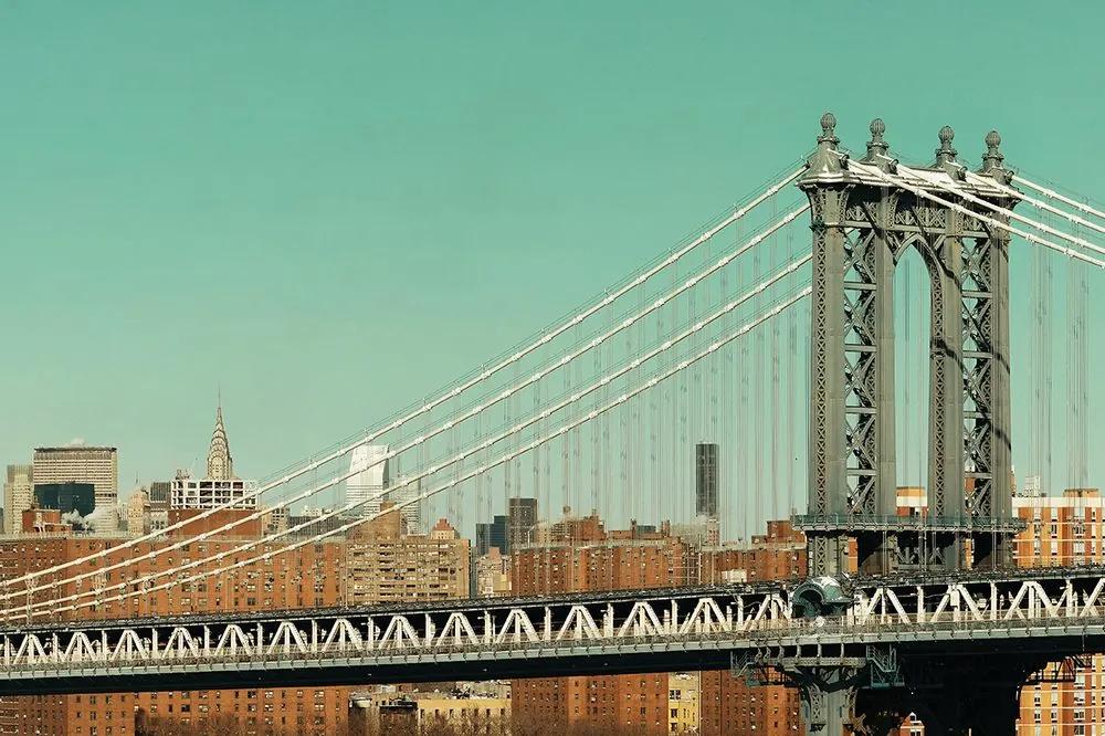 Fototapeta jedinečný Manhattan Bridge