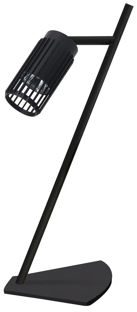 Stolná lampa Vertical, 1x čierne kovové tienidlo, b
