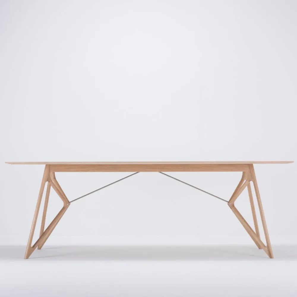 Jedálenský stôl s doskou z dubového dreva 220x90 cm Tink - Gazzda