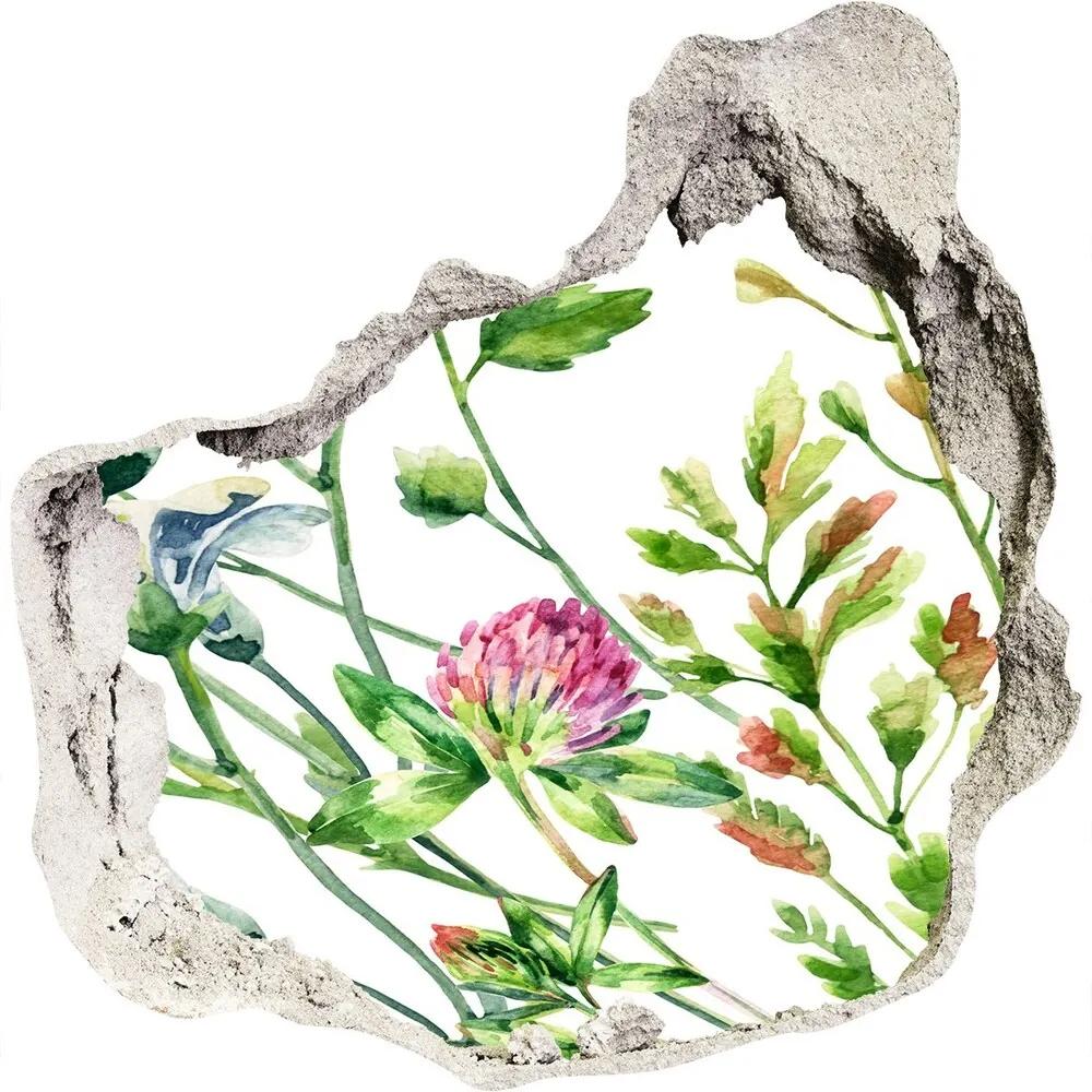 Diera 3D fototapety na stenu Divokých kvetín nd-p-118519583