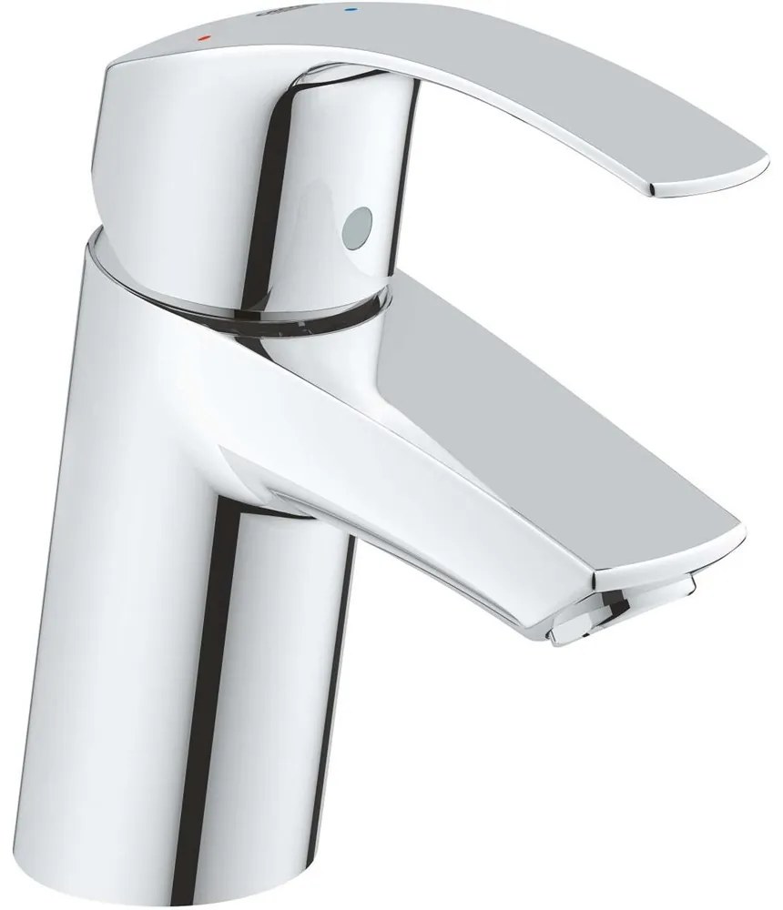 GROHE Eurosmart páková umývadlová batéria ES s odtokovou súpravou Push-Open, výška výtoku 61 mm, chróm, 23924002