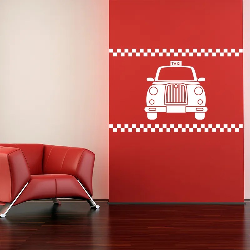 Sablio Samolepka na stenu: New Yorské taxi - 120x77 cm