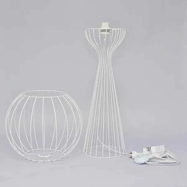 Stojacia lampa MERCURE 1xE27/15W/230V biela