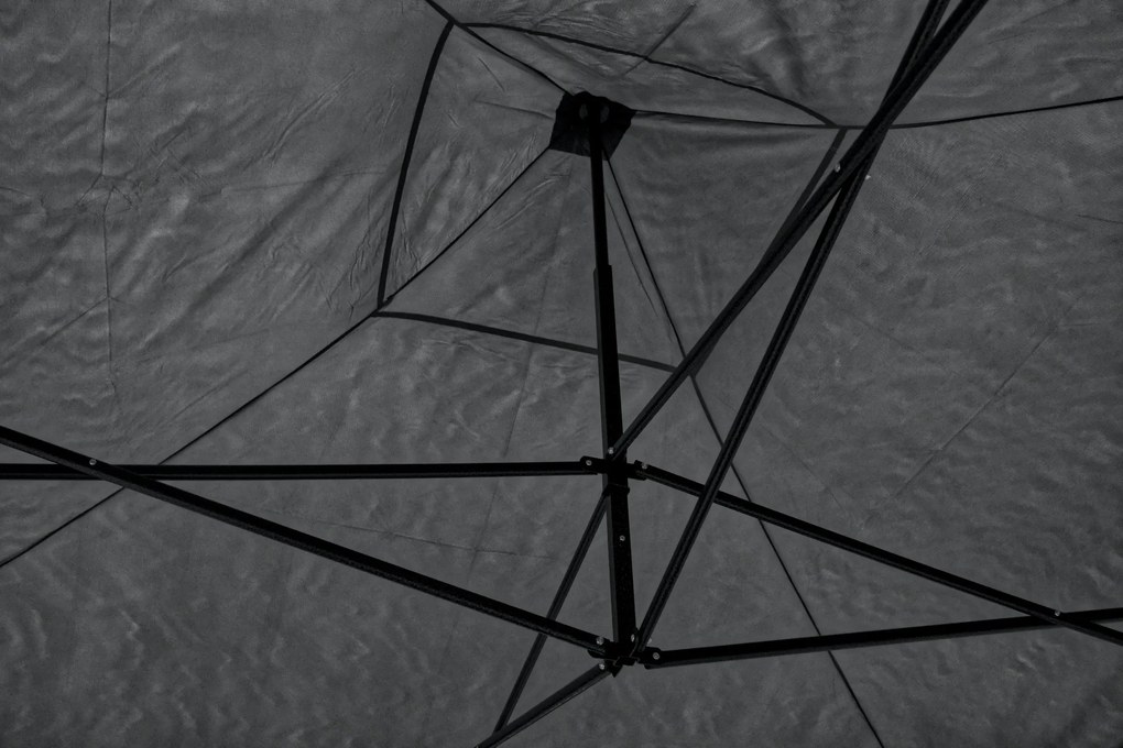 CATTARA Párty stan s nožnicovým konštrukciou 3x3 m, sivý, WATERPROOF