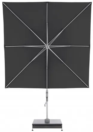 Knirps KNIRPS 320 x 320 cm - luxusný výkyvný záhradný slnečník s bočnou tyčou : Farba slnečníka - Tmavě šedá