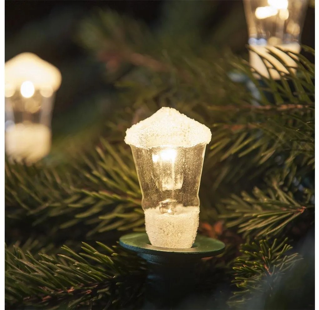 Vianočná reťaz LUCERNA 12xE10/10,7m teplá biela