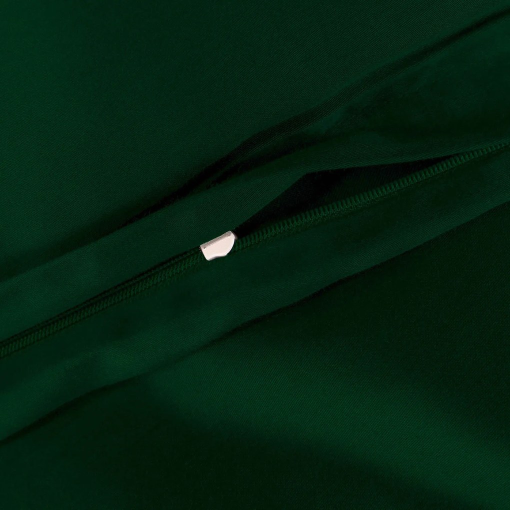 SATÉNOVÉ OBLIEČKY SATINLOVE CLASSIC 140X200 CM, 1KS 70X80 CM TMAVOZELENÉ