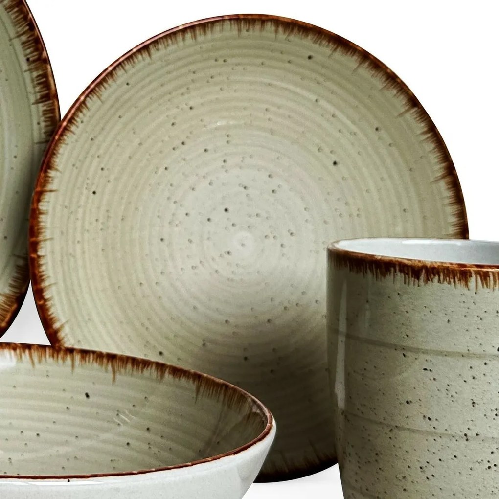 Banquet Súprava jedálenská Spiral Ivory, 30 ks