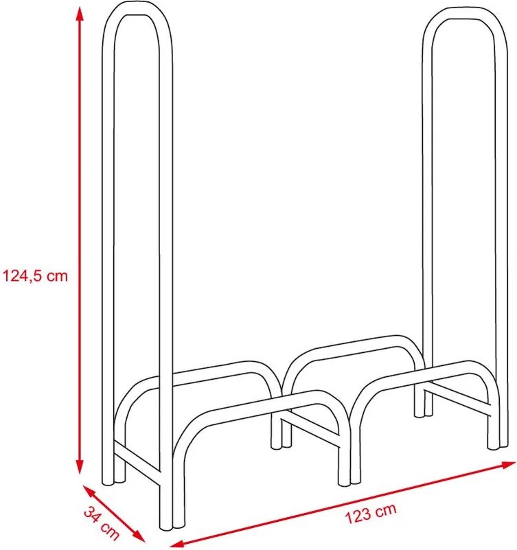Sklad na drevo WALDHAUS + krycia plachta ZADARMO