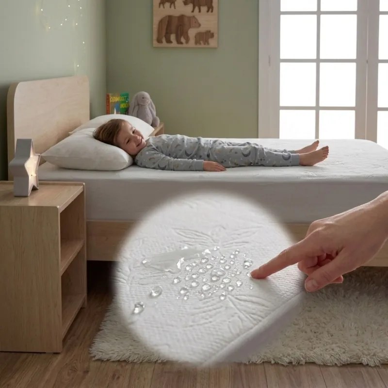 Nepremokavá plachta s gumičkou po obvode Feathers EMI, Detská plachta 80x160