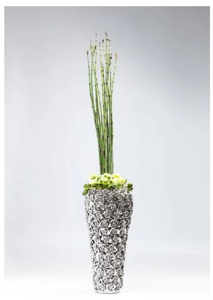 KARE DESIGN Sada 2 ks − Váza Rose Multi Chrome Big 45 × 21,5 × 21,5 cm