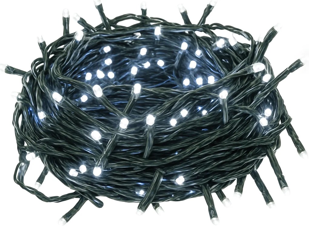 Vianočné svetielka vnútorné studená biela 500 LED