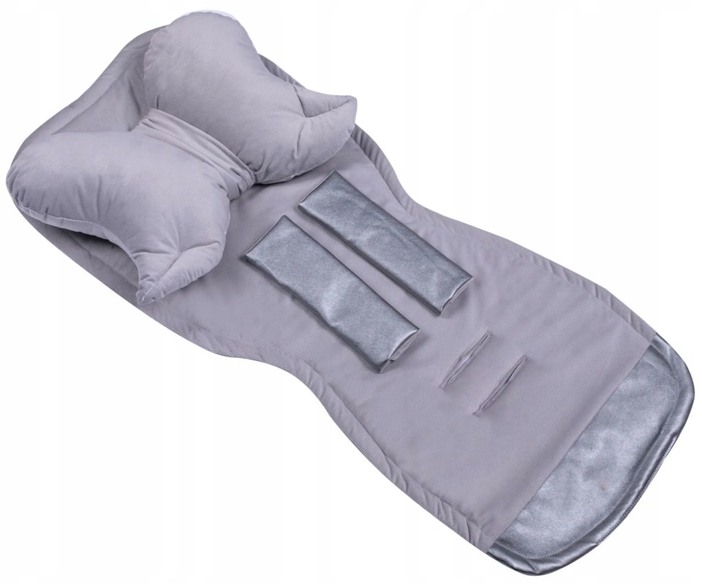 Vulpi Podložka do kočíka 5v1 Metalic Velvet Farba: ružová