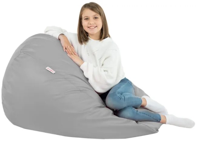 Sedací vak SAKO svetlosivý ekokoža