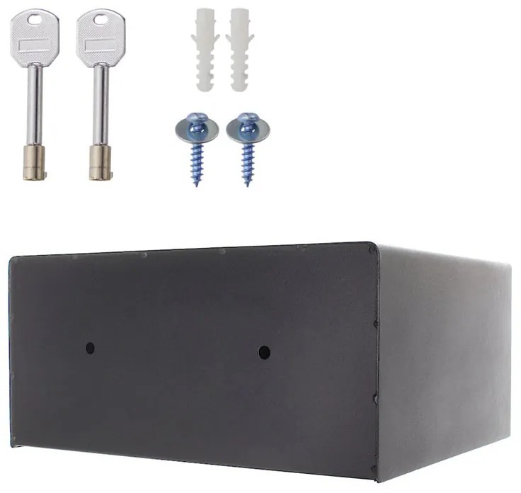 Nábytkový elektronický trezor RFID LAP, 200 x 435 x 370 mm, RFID čip/karta