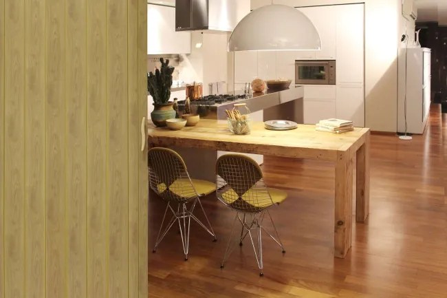 Skladacie dvere 001P svetlý dub matný 90 cm