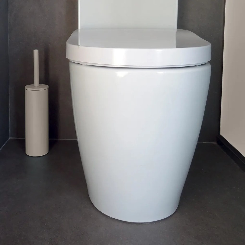 Spirella WC kefa Akira, matná sivohnedá