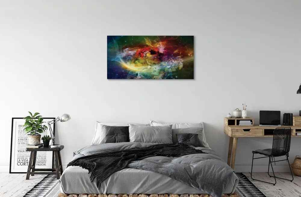 Obraz na plátne abstraktné fraktály 120x60 cm