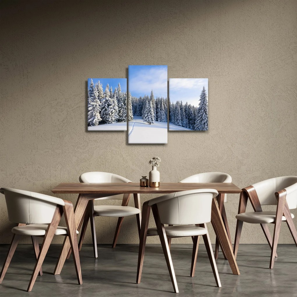 Obraz - Zima v lesoch (90x60 cm)