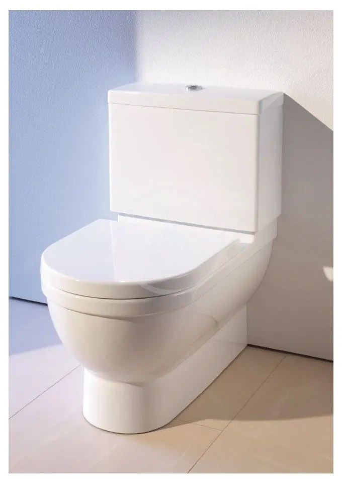 DURAVIT Starck 3 WC kombi misa, Vario odpad, s HygieneGlaze, biela, 2104092000