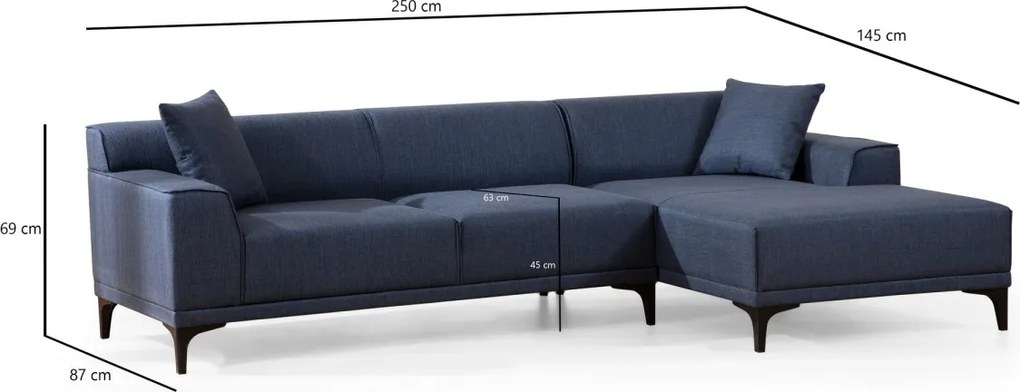 Rohová sedacia súprava Petra 250 cm - výber z 5 prevedení