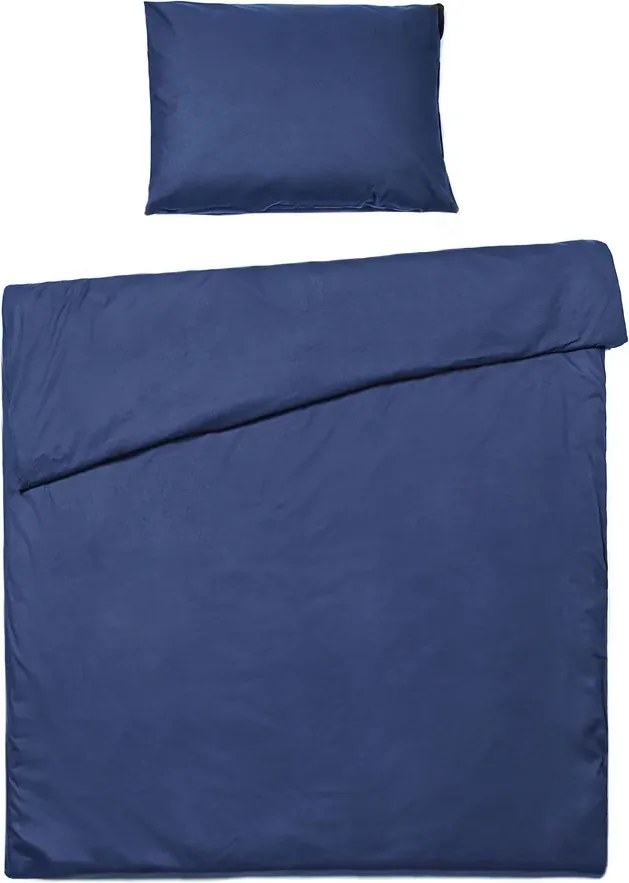 Bavlnené obliečky CALMORA tmavomodré Rozmer obliečky: 2 ks 70 x 90 cm | 200 x 220 cm