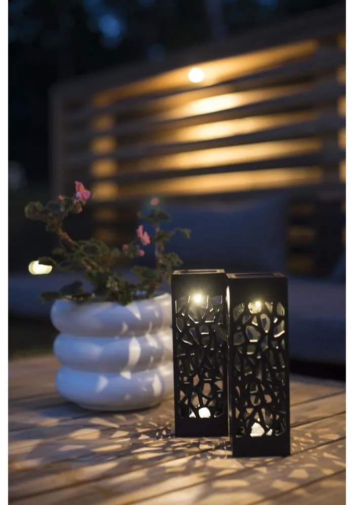 Súprava 3 závesných solárnych LED lampáš Star Trading Izola, výška 11 cm