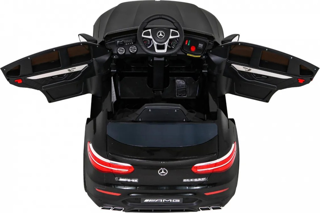 Ramiz Mercedes Benz GLC63S pre deti Čierna Suv + diaľkové ovládanie + pohon 4x4