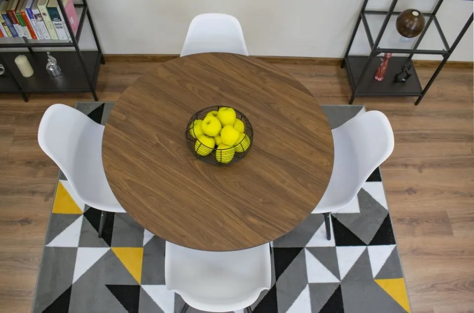 TRENDIE Jedálenský stôl EDDIE 100 cm jaseň