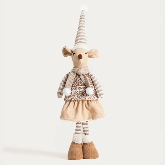 Vianočná dekorácia RATTO myška 752216