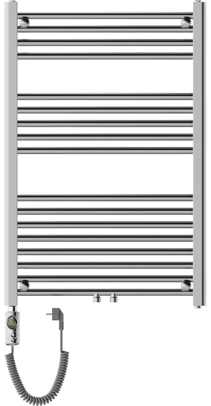 Mexen Mars, elektrické vykurovacie teleso 900x600 mm + vykurovacia tyč 300 W, chrómová, W110-0900-600-2300-01