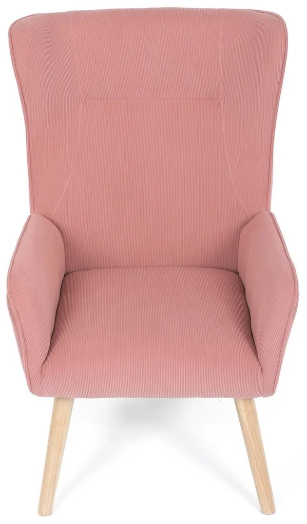 Kreslo s ušami PINK2, ružová
