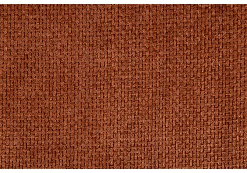 Rozkladacia rohová pohovka v tehlovooranžovej farbe (variabilná) Lorine – Ropez