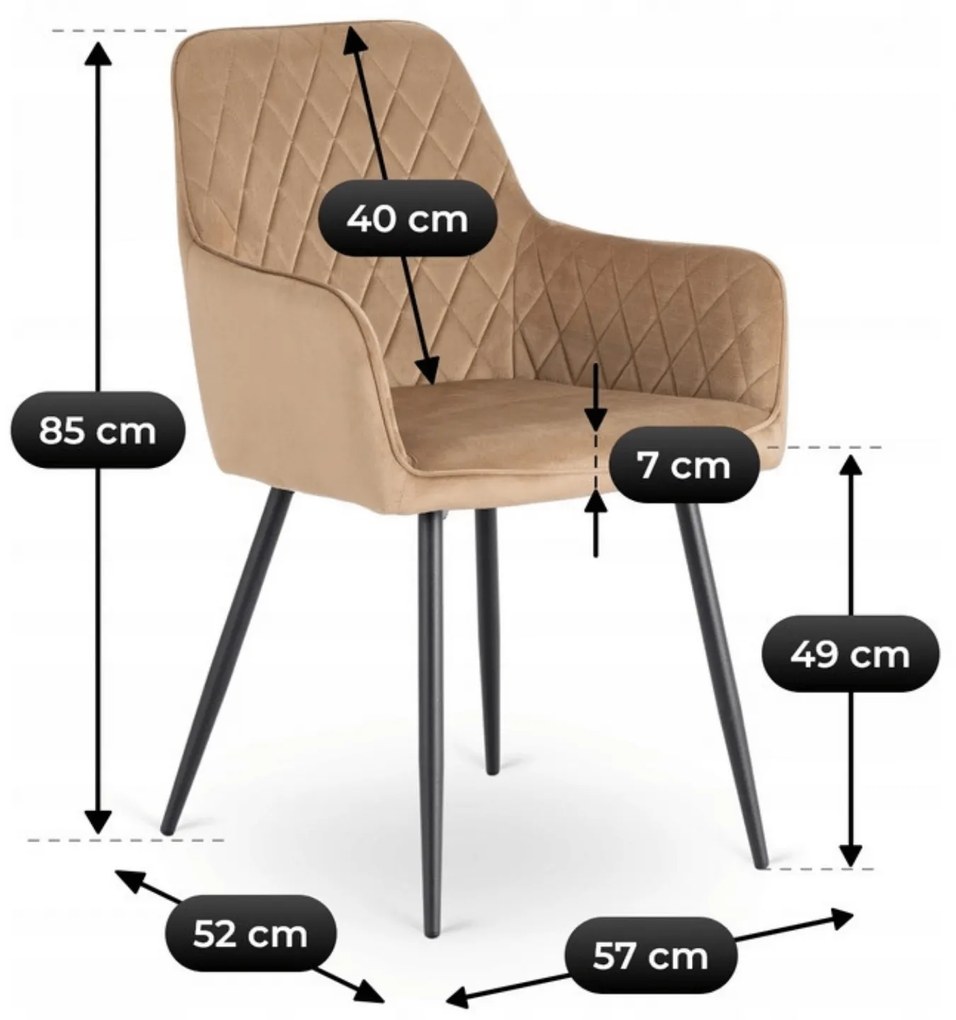 PROXIMA.store - Jedálenská stolička BRESSO FARBA: béžová