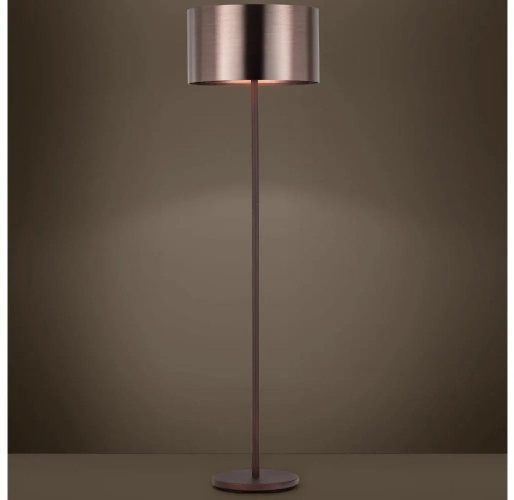 Eglo 39358 - Stojacia lampa SAGANTO 1 1xE27/60W/230V medená