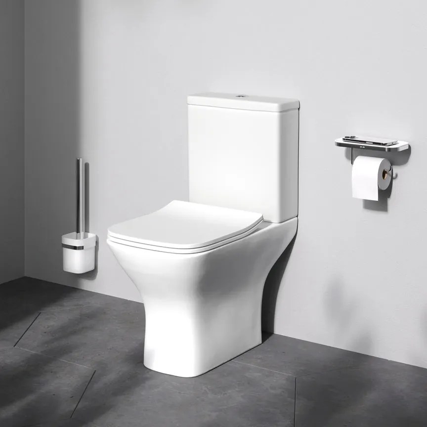 Podlahové WC AM.PM Gem CGA8601PSC bezokrajové, so sedadlom Microlift, biele